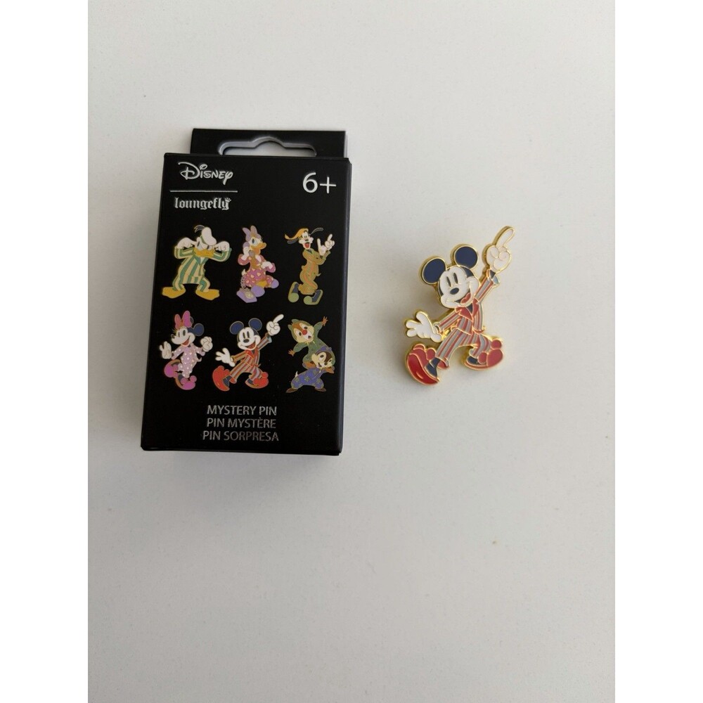 Disney Loungefly Pajama Mystery Pin Single Mickey Mouse